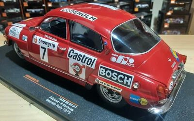 IXO 1/18 - SAAB 96 V4 - Nº  7 - RALLY SWEDEN 1973