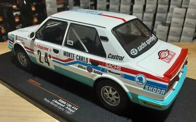 IXO 1/18 -  SKODA 130L - Nº 24 RALLY MONTE CARLO 1987 