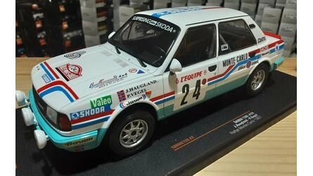 IXO 1/18 -  SKODA 130L - Nº 24 RALLY MONTE CARLO 1987 