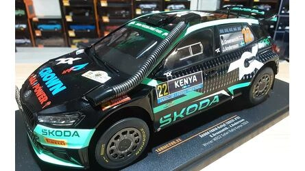 IXO 1/18 - SKODA FABIA RALLY 2 (2023) - Nº 22  WINNER WRC2 R