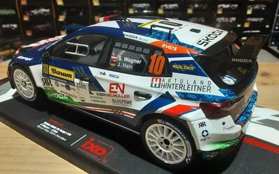 IXO 1/18 - SKODA FABIA RALLY 2 - Nº 10  2nd RALLY BARUM 2024