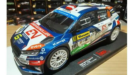 IXO 1/18 - SKODA FABIA RALLY 2 - Nº 10  2nd RALLY BARUM 2024