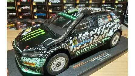 IXO 1/18 - SKODA FABIA RALLY 2 - Nº 20  7nd RALLY SAFARI KEN