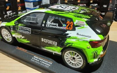 IXO 1/18 - SKODA FABIA RALLY 2 - Nº 23 RALLY MONTE CARLO 202