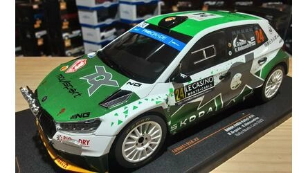 IXO 1/18 - SKODA FABIA RALLY 2 - Nº 24 RALLY MONTE CARLO 202