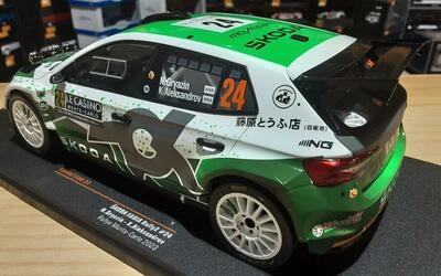 IXO 1/18 - SKODA FABIA RALLY 2 - Nº 24 RALLY MONTE CARLO 202