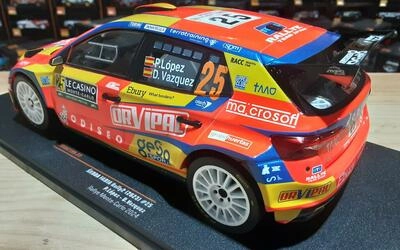 IXO 1/18 - SKODA FABIA RS RALLY 2 - Nº 25  9º RALLY MONTE CA