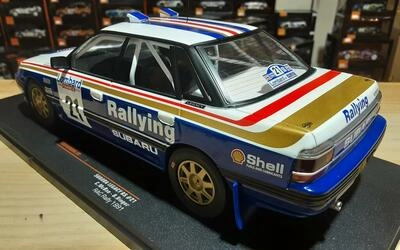 IXO 1/18 - SUBARU LEGACY RS - Nº 21 RALLY RAC 1991