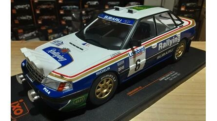 IXO 1/18 - SUBARU LEGACY RS - Nº 6 RALLY RAC 1991