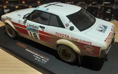 IXO 1/18 - TOYOTA CELICA 2000 GT (RA21) - Nº 18  RALLY RAC 1