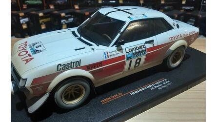 IXO 1/18 - TOYOTA CELICA 2000 GT (RA21) - Nº 18  RALLY RAC 1