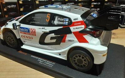 IXO 1/18 - TOYOTA YARIS RALLY 1 - Nº 5  WINNER RALLY FINLAND