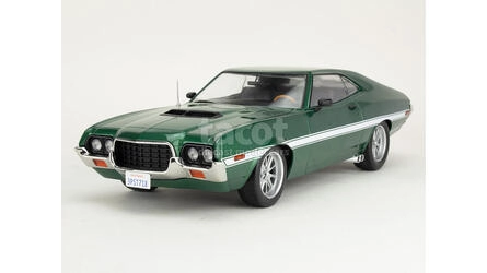 IXO 1/18 - FORD GRAN TORINO SPORT CUSTOM - 1972 - METALLIC G