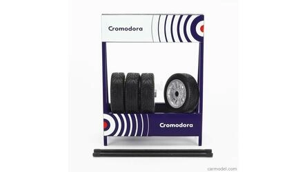 IXO 1/18 -  SET OF 4 WHEELS CROMADORA - SILVER
