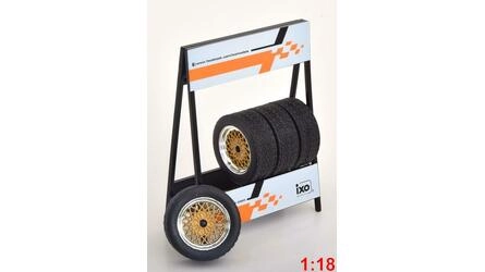 IXO 1/18 -  SET OF 4 WHEELS LADA VFTS - GOLD