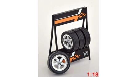 IXO 1/18 -  SET OF 4 WHEELS PENTA - SILVER