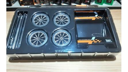 IXO 1/18 -  SET OF 4 WHEELS RS3 - BLACK/SILVER
