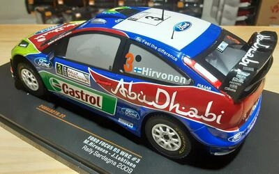 IXO 1/24 - FORD FOCUS RS WRC - Nº 3  RALLY SARDEGNA 2