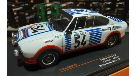 IXO 1/24 - SKODA 130 RS  - Nº 54 RALLY MONTE CARLO 1977