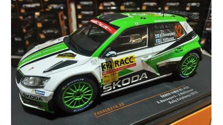 IXO 1/24 - SKODA FABIA RS  - Nº 32 RALLY CATALUNYA 2018
