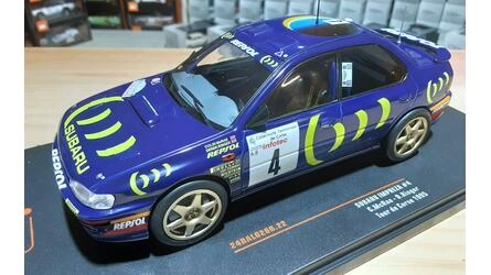 IXO 1/24 - SUBARU IMPREZA 555 - Nº 4 RALLY TOUR DE CORSE 199