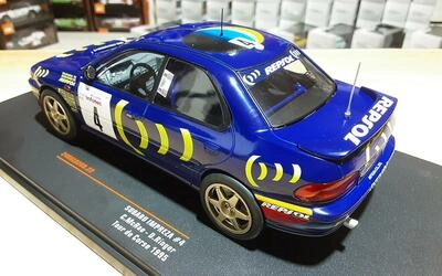 IXO 1/24 - SUBARU IMPREZA 555 - Nº 4 RALLY TOUR DE CORSE 199