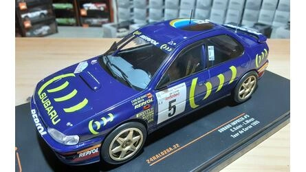 IXO 1/24 - SUBARU IMPREZA 555 - Nº 5 RALLY TOUR DE CORSE 199