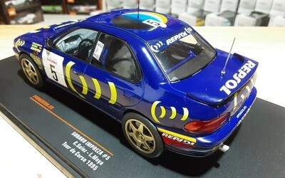 IXO 1/24 - SUBARU IMPREZA 555 - Nº 5 RALLY TOUR DE CORSE 199