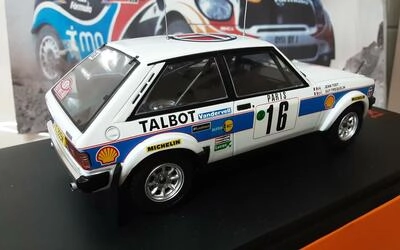 IXO 1/24 - TALBOT SUNBEAM LOTUS - Nº 16 - RALLY MONTE CARLO 