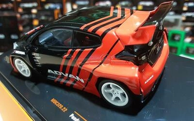 IXO 1/43 - TOYOTA GR YARIS PANDEM RHD - BLACK / RED