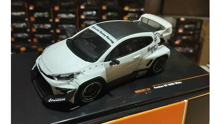 IXO 1/43 - TOYOTA GR YARIS PANDEM RHD - WHITE