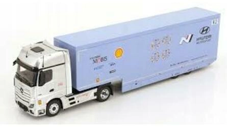 IXO 1/43 - MERCEDES BENZ ACTROS MP4 - WRC RALLY TRANSPORTER