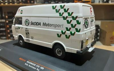 IXO 1/43 - VW LT 45 LWB - SKODA MOTORSPORT RALLY ASSISTANCE