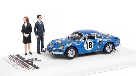 IXO 1/43 - ALPINE RENAULT 1800 S - Nº 18 WINNER RALLY MONTE 