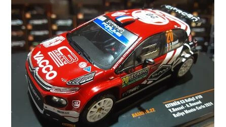 IXO 1/43 - CITROEN C3 RALLY 2 - Nº 20 RALLY MONTE CARLO 2024