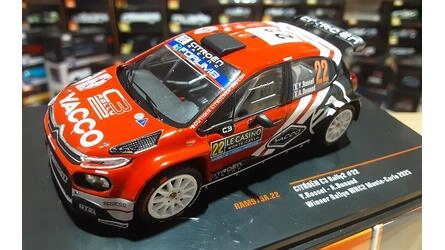 IXO 1/43 - CITROEN  C3 RALLY 2 - Nº 22  WINNER WRC2 RALLY MO