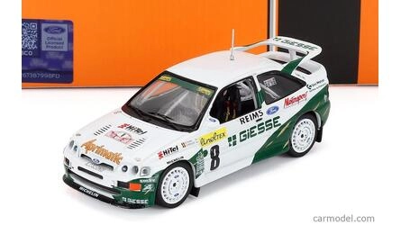IXO 1/43 - FORD ESCORT RS COSWORTH - Nº 8 RALLY MONTE CARLO 