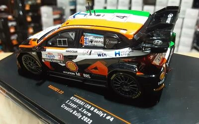 IXO 1/43 - HYUNDAI I20 N RALLY 1 WRC - Nº 4 RALLY CROÁCIA 20