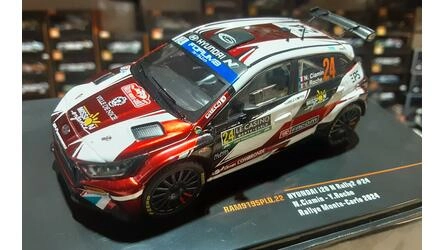 IXO 1/43 - HYUNDAI I20 N RALLY 2 - Nº 24 RALLY MONTE 