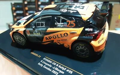 IXO 1/43 - HYUNDAI I20 N RALLY 2 - Nº 25 RALLY SWEDEN 2022