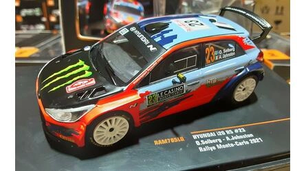 IXO 1/43 - HYUNDAI I20 R5 - Nº 23 - RALLY MONTE CARLO 2021