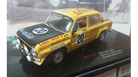IXO 1/43 - LADA 1600 R - Nº 20 RALLY ACROPOLIS 1978