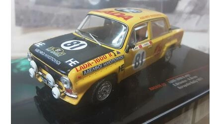 IXO 1/43 - LADA 1600 R - Nº 81 RALLY ACROPOLIS 1977