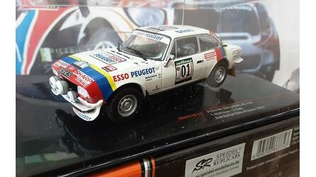 IXO 1/43 - PEUGEOT 504 COUPE V6 - Nº 1 - RALLY COTE D IVOIRE
