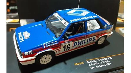 IXO 1/43 - RENAULT 11 TURBO - Nº 16 - RALLY TOUR DE CORSE 19