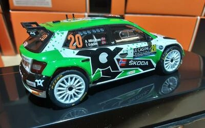 IXO 1/43 - SKODA FABIA RALLY 2 EVO - Nº 20 - RALLY MONTE CAR