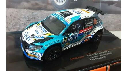 IXO 1/43 - SKODA FABIA RALLY 2 EVO - Nº 23 RALLY FINLAND 202