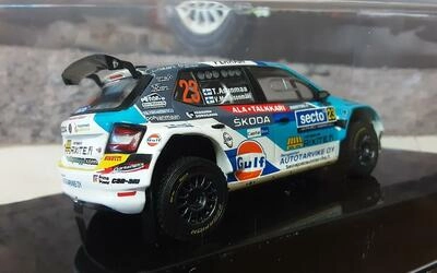 IXO 1/43 - SKODA FABIA RALLY 2 EVO - Nº 23 RALLY FINLAND 202