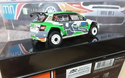 IXO 1/43 - SKODA FABIA RALLY 2 EVO - Nº 27 RALLY ESTONIA 202