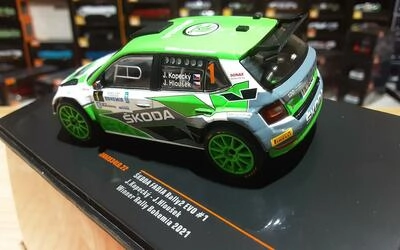 IXO 1/43 -  SKODA FABIA RS RALLY 2 EVO  - Nº 1  WINNER RALLY